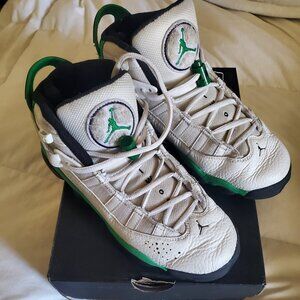 Jordan 6 rings size 5Y-green/white